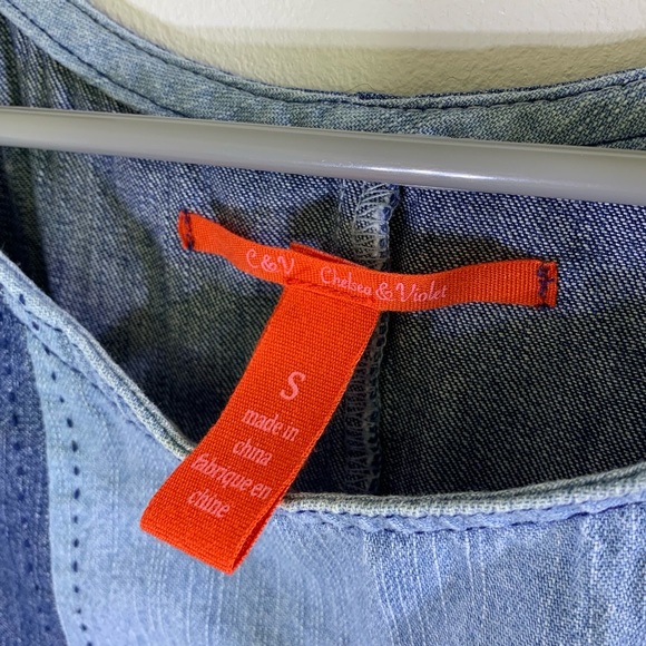 Patchwork Denim Dress - Picture 6 of 9